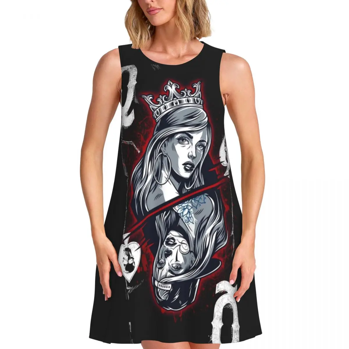 На заказ для путешествий, винтажное женское платье без рукавов для покера, пляжное пляжное повседневное платье без рукавов
На заказ для путешествий, винтажное женское платье без рукавов для покера, пляжное пляжное повседневное платье без рукавов