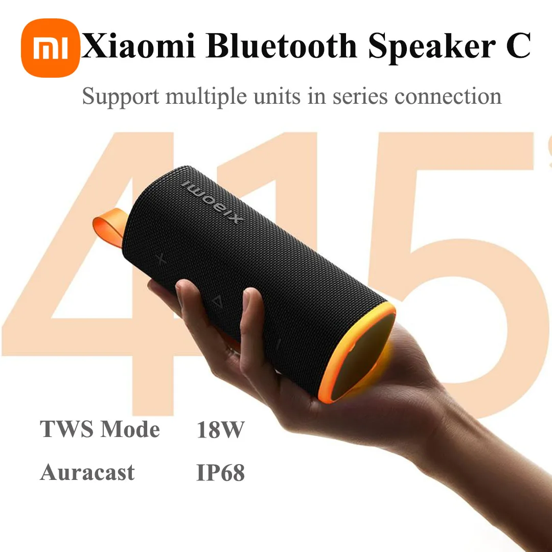 Xiaomi Bluetooth Speaker C ( Xiaomi Sound Play Chinese Version ) 18W IP68 Waterproof TWS Stero Speaker 2600mAh Battery
Xiaomi Bluetooth Speaker C ( Xiaomi Sound Play Chinese Version ) 18W IP68 Waterproof TWS Stero Speaker 2600mAh Battery
