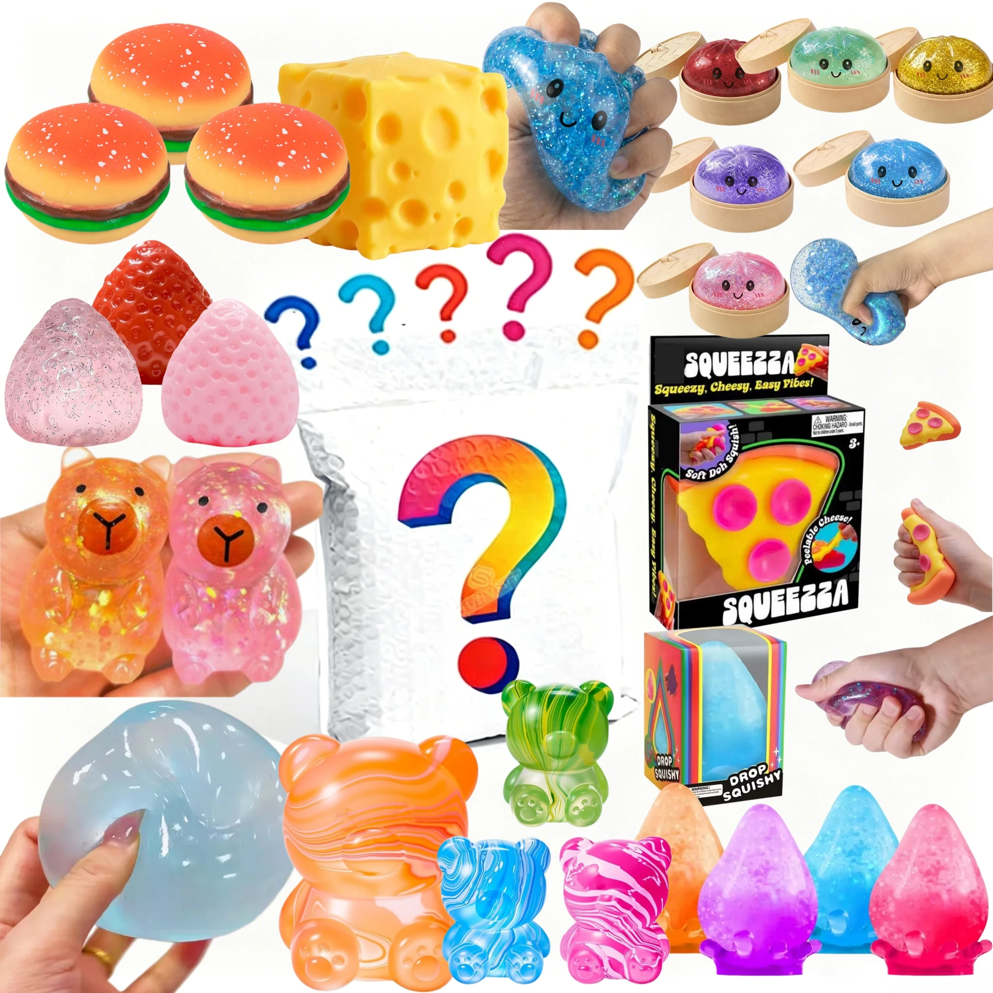 Hot Blind Box Mystery Kawaii Cat Paw Mochi Squishy, Simulated Food Fidget Toy, Cute Squeeze Foot Toy Antistress Stress-Relief
Hot Blind Box Mystery Kawaii Cat Paw Mochi Squishy, Simulated Food Fidget Toy, Cute Squeeze Foot Toy Antistress Stress-Relief