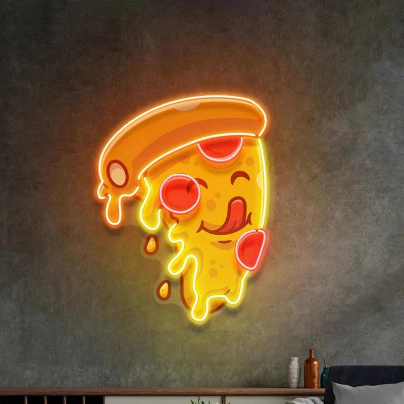 Neon Custom Signs Pizza Shape LED Neon Lights Personalized High Quality for Your Shop Fast Quote
Neon Custom Signs Pizza Shape LED Neon Lights Personalized High Quality for Your Shop Fast Quote