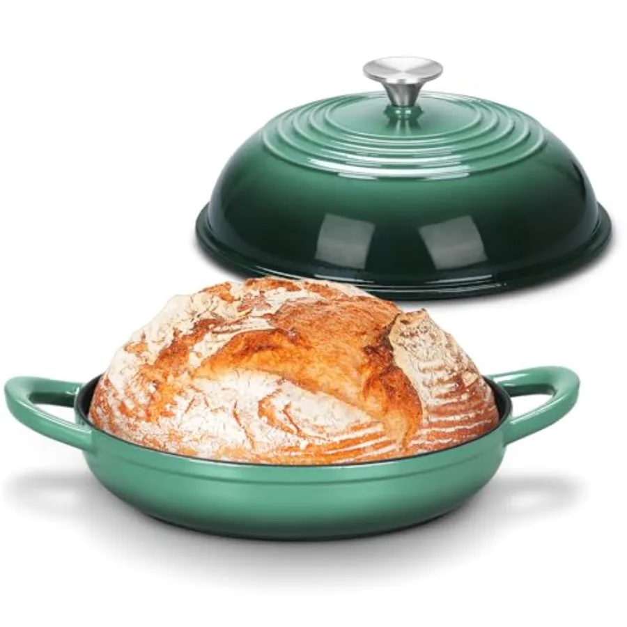 Bread Dutch Oven for Sourdough Baking 5.5 QT Enameled Cast Iron Dutch Oven Pot with Lid Sourdough Bread Pan with Dual Handles N
Bread Dutch Oven for Sourdough Baking 5.5 QT Enameled Cast Iron Dutch Oven Pot with Lid Sourdough Bread Pan with Dual Handles N