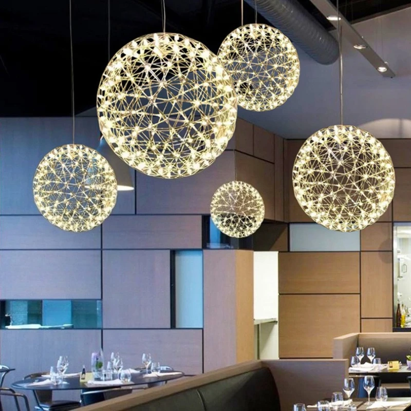 Stainless Steel Chandelier Industrial Style Creativity Ceiling Lamp Restaurant Exhibition Hall Pendant Light Decor Items Lamps
Stainless Steel Chandelier Industrial Style Creativity Ceiling Lamp Restaurant Exhibition Hall Pendant Light Decor Items Lamps