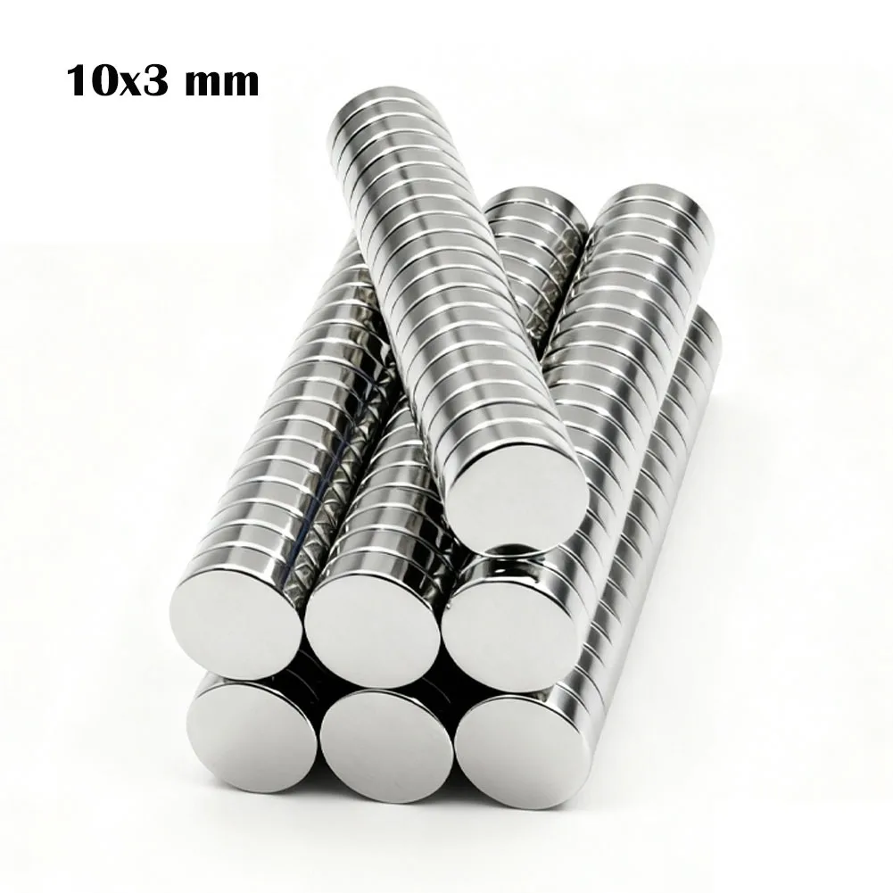 10-200 Pcs Super Strong Neodymium Magnets 10x3 mm Round Disc Magnets Refrigerator Magnet Round Disc NdFeB Magnets for Office DIY
10-200 Pcs Super Strong Neodymium Magnets 10x3 mm Round Disc Magnets Refrigerator Magnet Round Disc NdFeB Magnets for Office DIY
