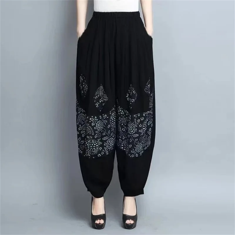 6XL 7XL 8XL Large Size Women Lantern Pants Spring Summer New Loose, High Waist Casual Ankle-Length Trousers Feminina Pantalons
6XL 7XL 8XL Large Size Women Lantern Pants Spring Summer New Loose, High Waist Casual Ankle-Length Trousers Feminina Pantalons