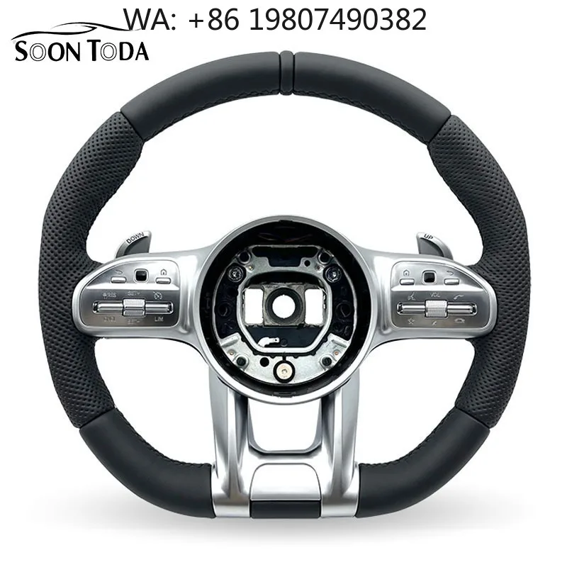 Premium Custom Leather Sport Steering Wheel Carbon Accent Interior Refit Replacement With Stable Structure For Late Model Auto I
Premium Custom Leather Sport Steering Wheel Carbon Accent Interior Refit Replacement With Stable Structure For Late Model Auto I