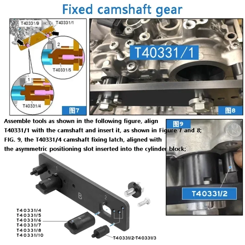 Для Audi A8L S4 Porsche Cayenne 3.0T Palamela 971 2.9T Hybrid EA839 Специальные инструменты для синхронизации
Для Audi A8L S4 Porsche Cayenne 3.0T Palamela 971 2.9T Hybrid EA839 Специальные инструменты для синхронизации