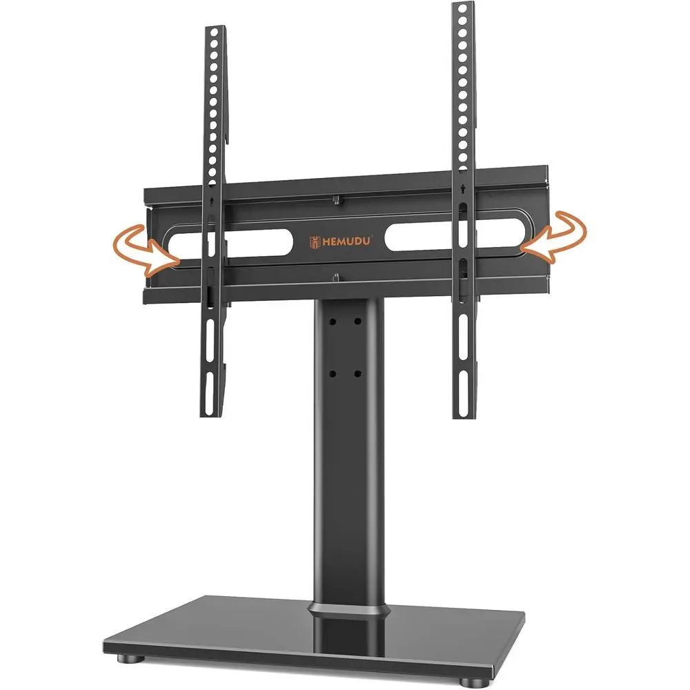 Поворотная подставка для телевизора - Настольная подставка для телевизоров 27-60 дюймов - Регулируемая по высоте основа со стеклянным основанием и системой проводов, VESA 400x400 мм
Поворотная подставка для телевизора - Настольная подставка для телевизоров 27-60 дюймов - Регулируемая по высоте основа со стеклянным основанием и системой проводов, VESA 400x400 мм