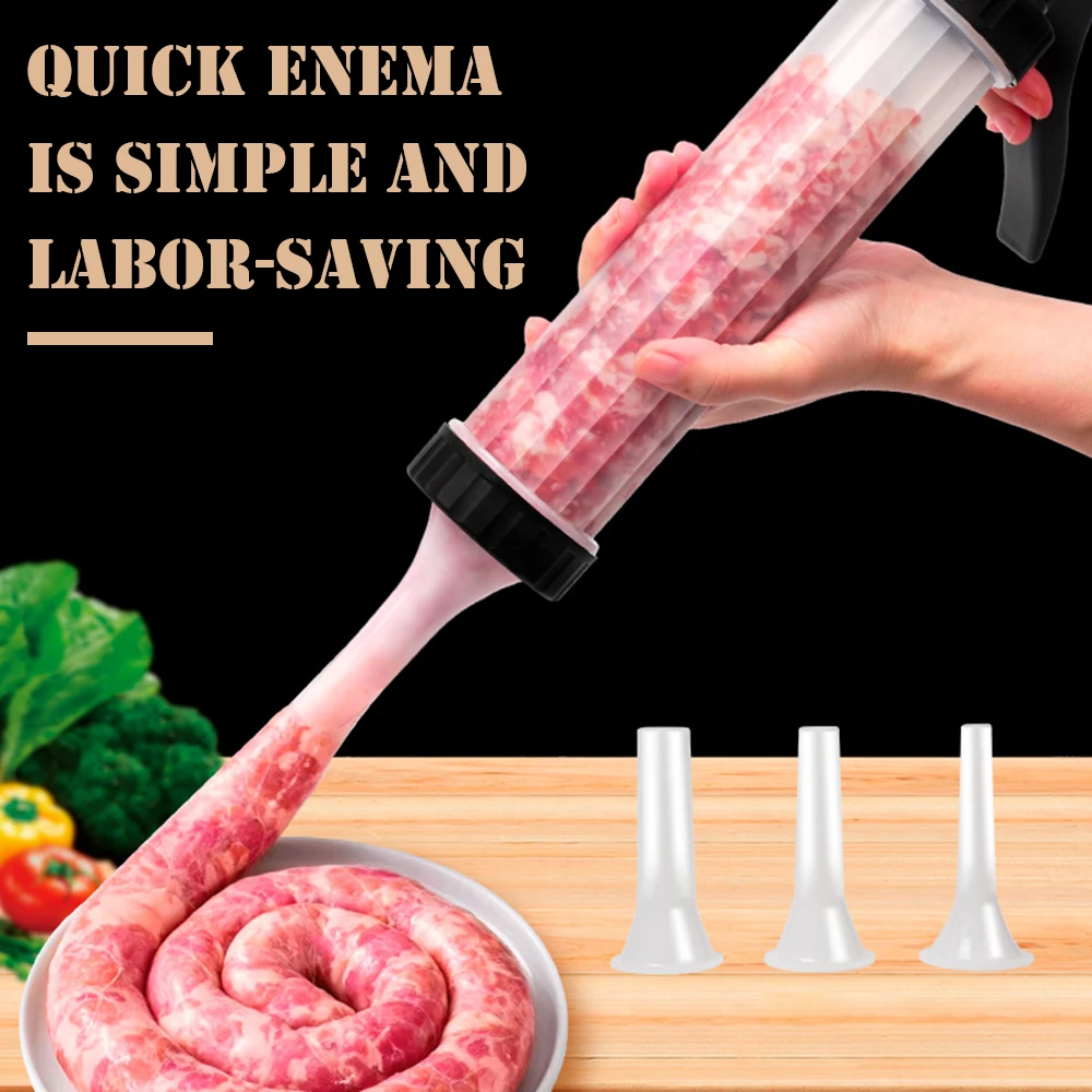 Large Capacity Manual Sausage Maker Kit Removable Cleaning Sausage Making Tool Kitchen Supplies
Large Capacity Manual Sausage Maker Kit Removable Cleaning Sausage Making Tool Kitchen Supplies