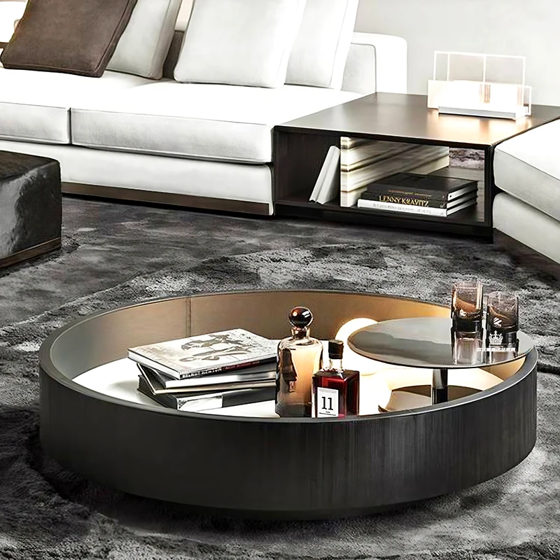 Modern high-end marble coffee table Italian light luxury round tea table living room model room creative coffee table
Modern high-end marble coffee table Italian light luxury round tea table living room model room creative coffee table