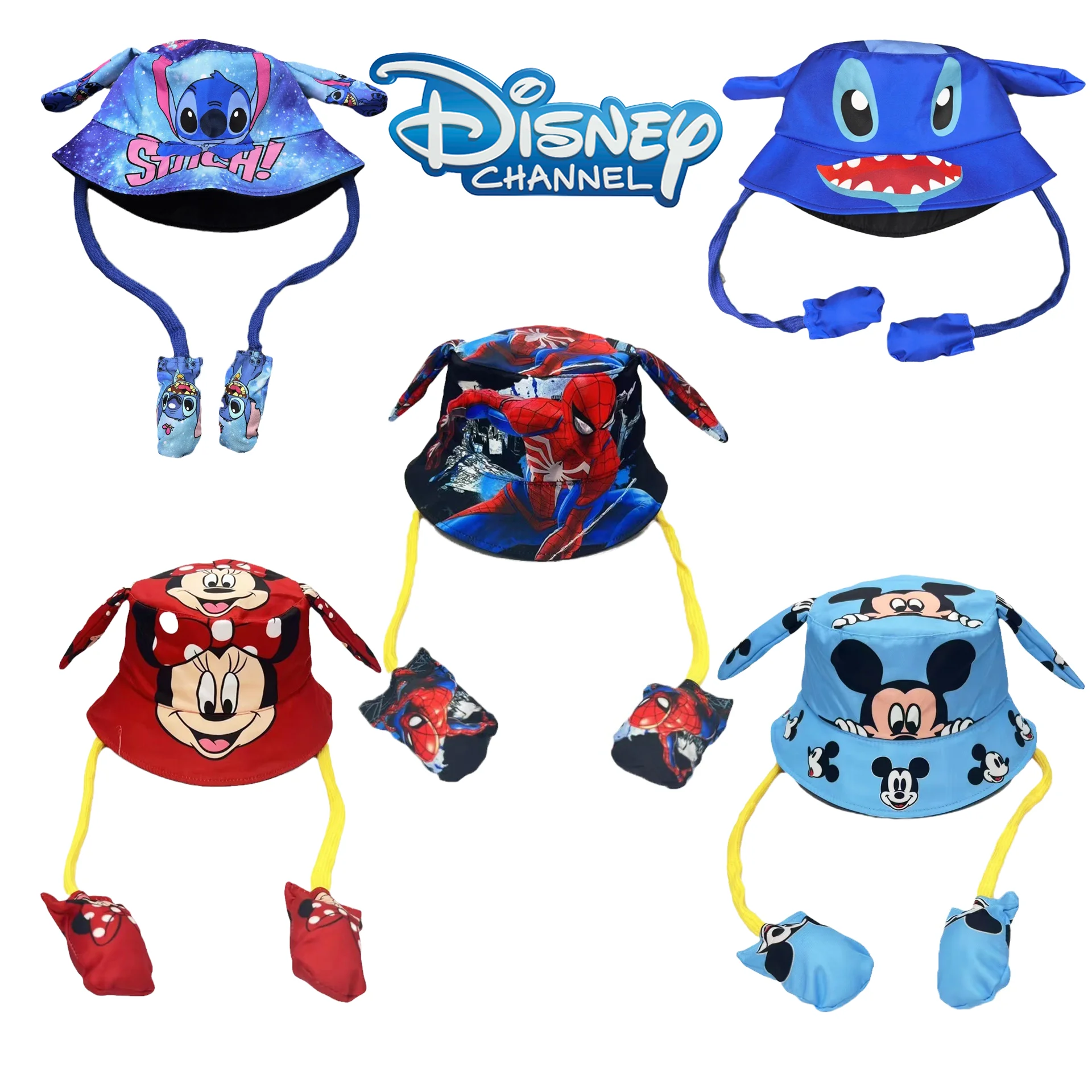 Disney Character Stitch Minnie Spider-Man Ears Move Fisherman Hat Cute Cartoon Children's Basin Hat for Both Men and Women
Disney Character Stitch Minnie Spider-Man Ears Move Fisherman Hat Cute Cartoon Children's Basin Hat for Both Men and Women