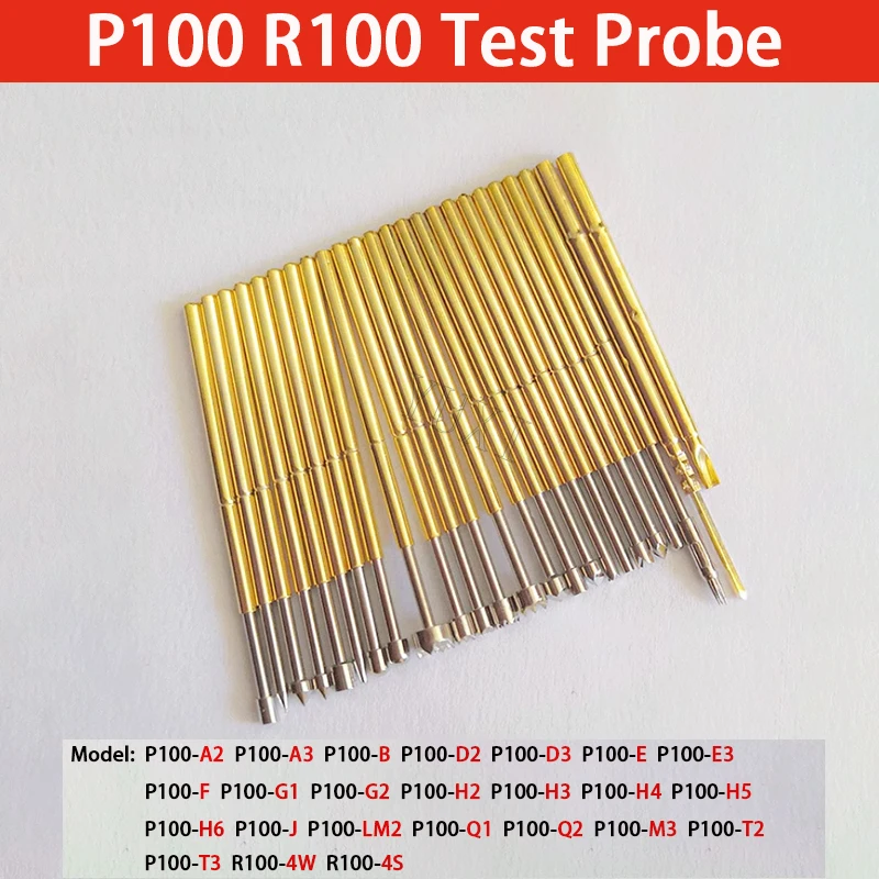 YUXI 10PCS Bag Spring Test Pin P100-M3 T2 T3 R100-4W 4S Outer Diameter 1.36mm Length 33.5mm For PCB Probe
YUXI 10PCS Bag Spring Test Pin P100-M3 T2 T3 R100-4W 4S Outer Diameter 1.36mm Length 33.5mm For PCB Probe