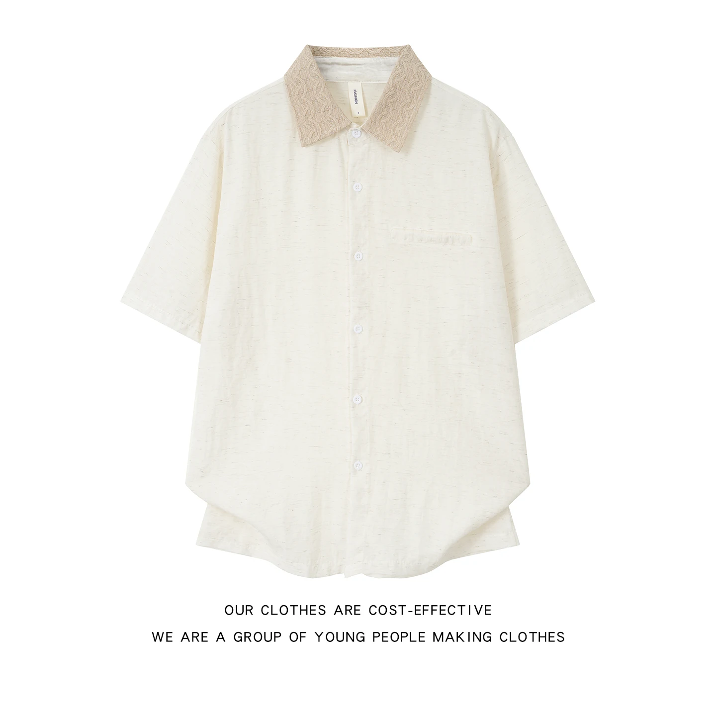 Khaki Flaxlike Texture Shirt Collar Casual Short Sleeve Men's Shirt Loose Fit Summer Vacation Style Breathable Comfortable
Khaki Flaxlike Texture Shirt Collar Casual Short Sleeve Men's Shirt Loose Fit Summer Vacation Style Breathable Comfortable