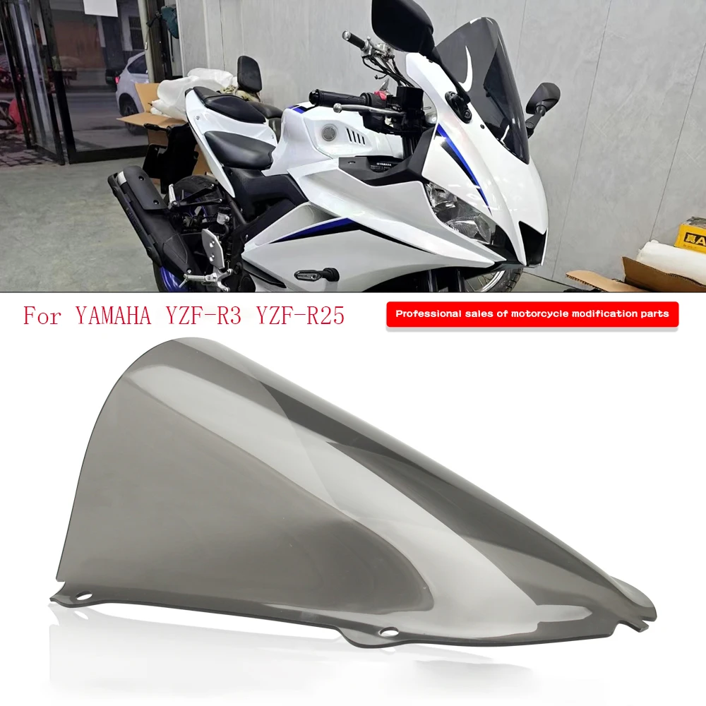 Лобовое стекло мотоцикла для YAMAHA YZF-R3 YZF-R25, увеличение ветрового стекла, крышка спойлера, обтекатель лобового стекла WRS Racing
Лобовое стекло мотоцикла для YAMAHA YZF-R3 YZF-R25, увеличение ветрового стекла, крышка спойлера, обтекатель лобового стекла WRS Racing