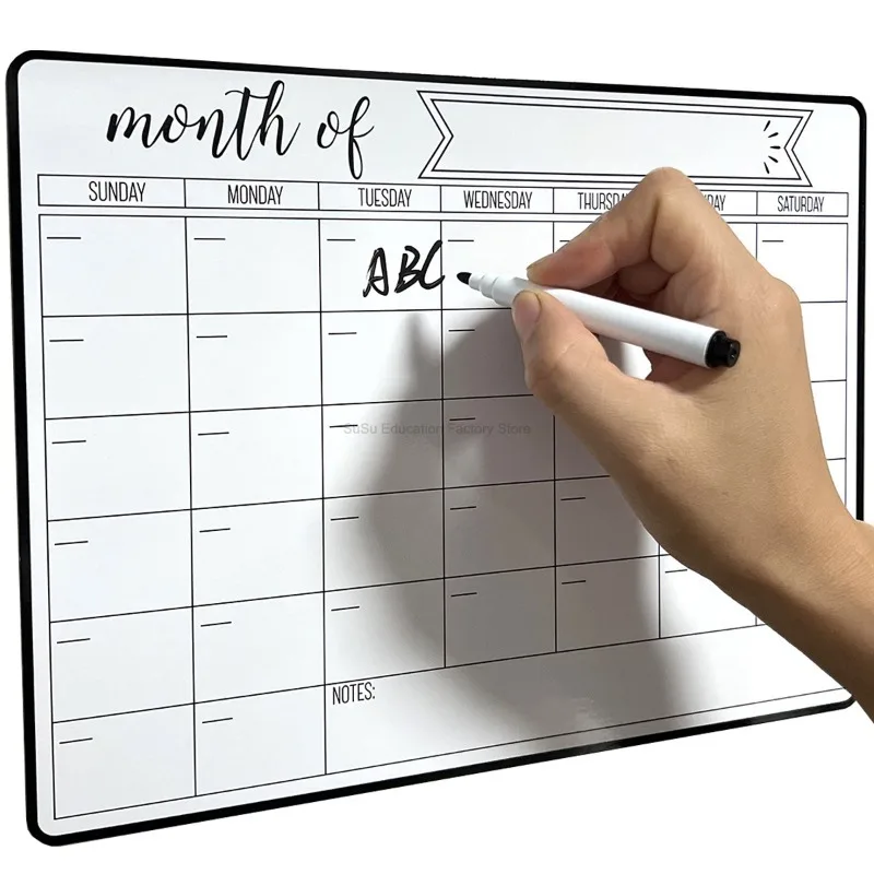 Magnetic Calendar Dry Erase Fridge Magnet Monthly for Refrigerator Starts Monday Organizes Schedules Whiteboard with Pens
Magnetic Calendar Dry Erase Fridge Magnet Monthly for Refrigerator Starts Monday Organizes Schedules Whiteboard with Pens