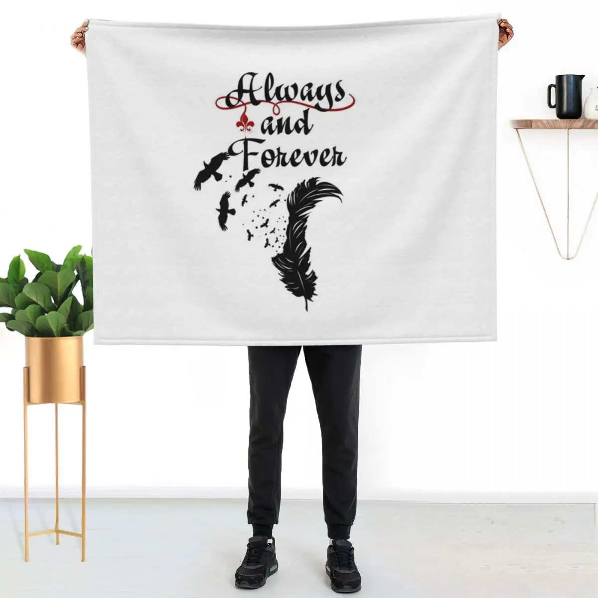 Klaus. Always and Forever. Throw Blanket Cozy Microfiber Throw Blanket for Home Bedroom
Klaus. Always and Forever. Throw Blanket Cozy Microfiber Throw Blanket for Home Bedroom