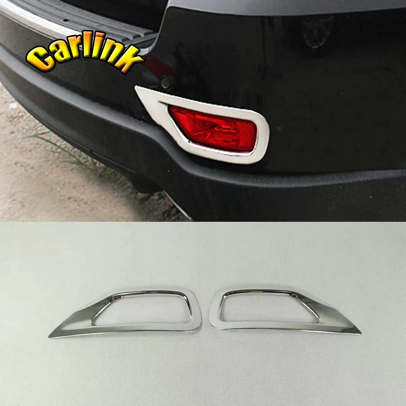For Jeep Grand Cherokee 2011-2021 ABS Chrome Car Rear Bumper Fog Lamp Cover Decorative Frame Sticker External Accessories 2pcs
For Jeep Grand Cherokee 2011-2021 ABS Chrome Car Rear Bumper Fog Lamp Cover Decorative Frame Sticker External Accessories 2pcs