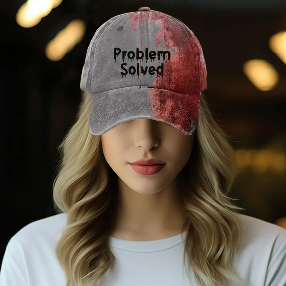 Halloween Peaked Cap Themed Blood Splash Baseball Caps for Halloween Costume Sports Travel Unisex Adjustable Peaked Cap for Men
Halloween Peaked Cap Themed Blood Splash Baseball Caps for Halloween Costume Sports Travel Unisex Adjustable Peaked Cap for Men
