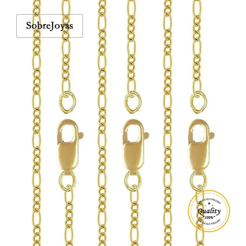 14-каратное золото, цепочка Figaro 3 + 1 1,3 мм, 40 см, готовое ожерелье с застежкой-омаром, ювелирные изделия, минималистичные женские украшения
14-каратное золото, цепочка Figaro 3 + 1 1,3 мм, 40 см, готовое ожерелье с застежкой-омаром, ювелирные изделия, минималистичные женские украшения