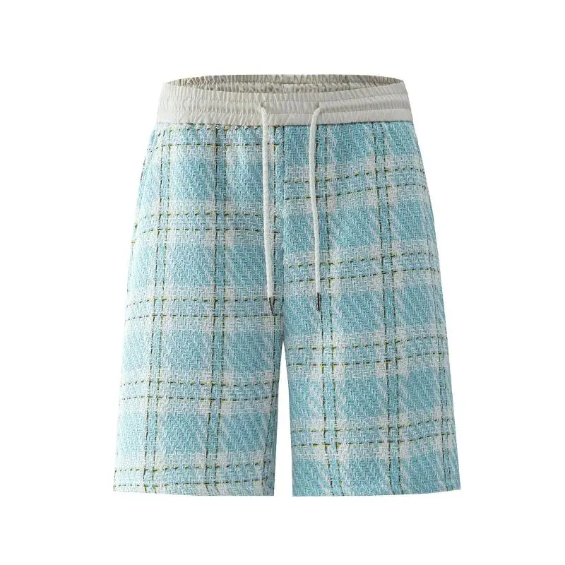Preppy Plaid Men's Shorts Summer New American Trend Loose High Waist Five-Quarter Casual Straight Leg Pants for Teens
Preppy Plaid Men's Shorts Summer New American Trend Loose High Waist Five-Quarter Casual Straight Leg Pants for Teens