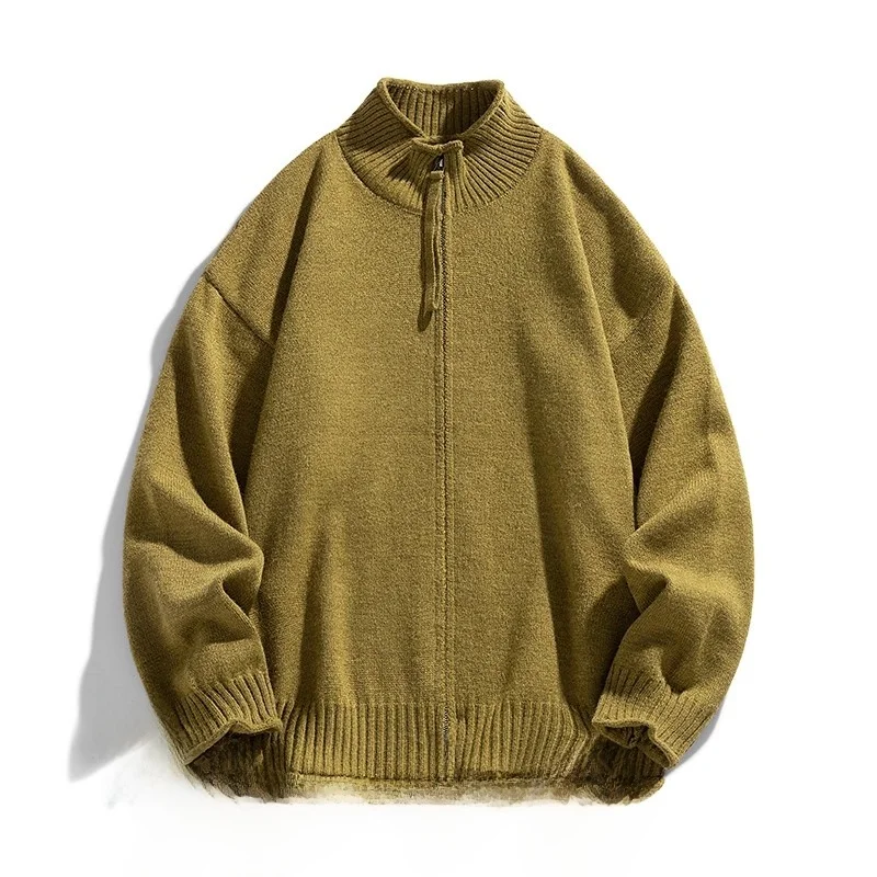 Ретро-кардиган с высоким воротником, свободный повседневный свитер, вязаная верхняя одежда для пар на весну-осень, для ежедневной носки
Ретро-кардиган с высоким воротником, свободный повседневный свитер, вязаная верхняя одежда для пар на весну-осень, для ежедневной носки