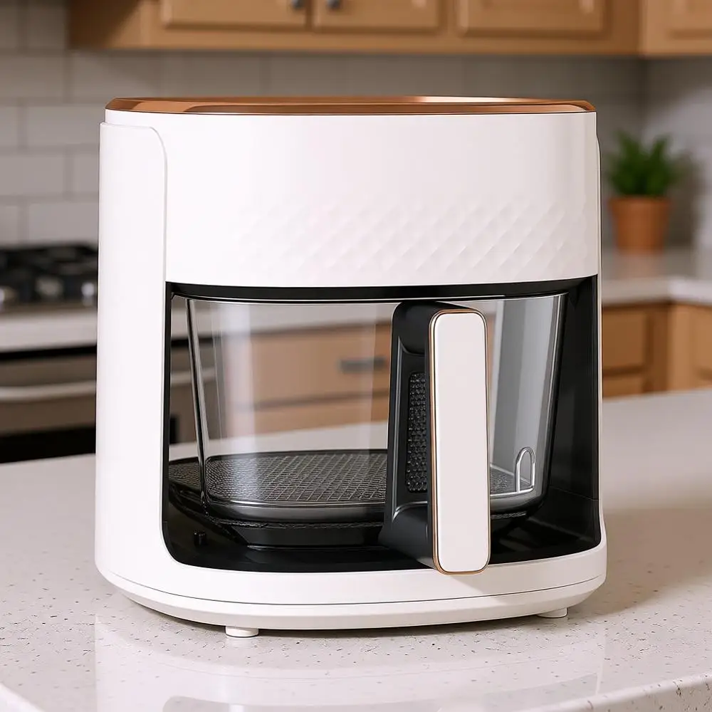 Аэрофритюрница безмасляная 4,5 л, для жарки, запекания и тушения, с LED-сенсорной панелью, таймером, можно мыть в посудомоечной машине, для легкого приготовления, белый дизайн
Аэрофритюрница безмасляная 4,5 л, для жарки, запекания и тушения, с LED-сенсорной панелью, таймером, можно мыть в посудомоечной машине, для легкого приготовления, белый дизайн