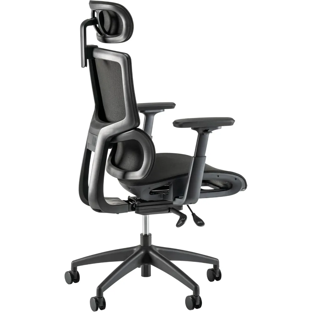 Эргономичное офисное кресло Bush Business Furniture с высокой спинкой и поясничной опорой из черной ткани, регулируемое решение для сидения
Эргономичное офисное кресло Bush Business Furniture с высокой спинкой и поясничной опорой из черной ткани, регулируемое решение для сидения