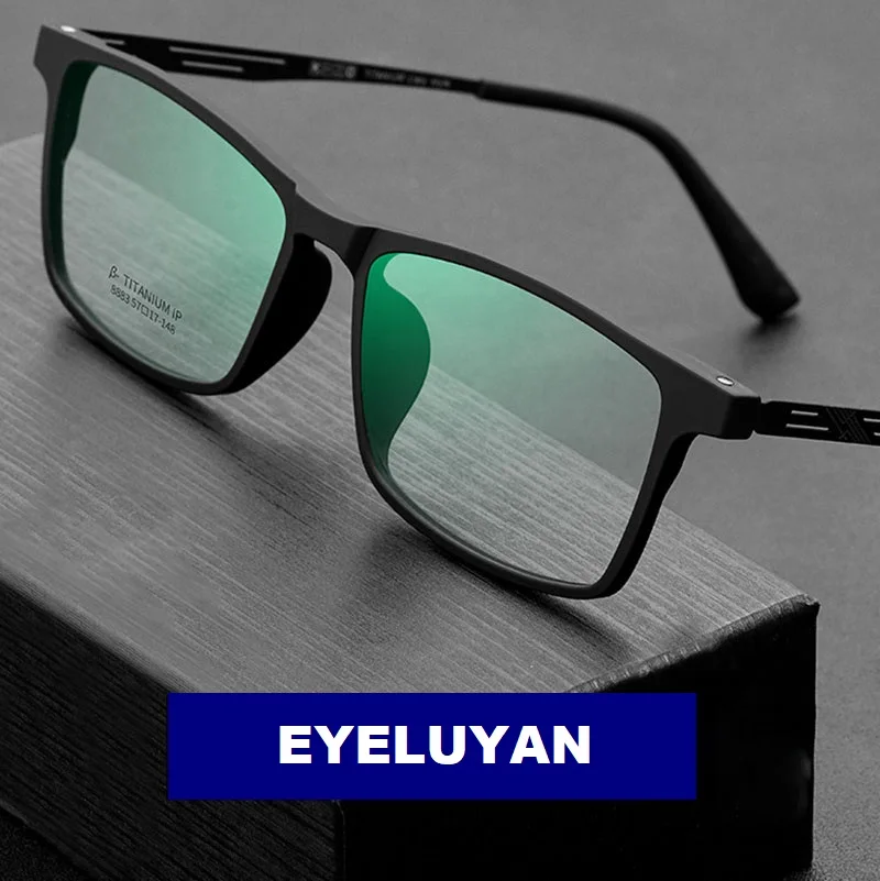 EYELUYAN Large Size Square Eyeglasses Men 2025 New High Quality Pure Titanium Myopia Optical Prescription Glasses Frame Women
EYELUYAN Large Size Square Eyeglasses Men 2025 New High Quality Pure Titanium Myopia Optical Prescription Glasses Frame Women