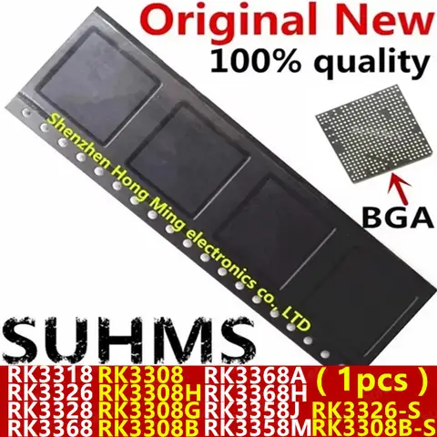 (1 Stück) Neue RK3318 RK3326 RK3328 RK3326-S RK3358J RK3358M RK3368 RK3368A RK3368H RK3308 RK3308H RK3308G RK3308B-S BGA