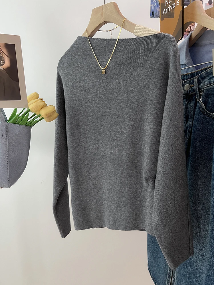 Sexy Off Shoulder Pullover Sweaters Women Autumn Winter Hot Girl Sweater Female Korean Long Sleeve Knitted Tops
Sexy Off Shoulder Pullover Sweaters Women Autumn Winter Hot Girl Sweater Female Korean Long Sleeve Knitted Tops