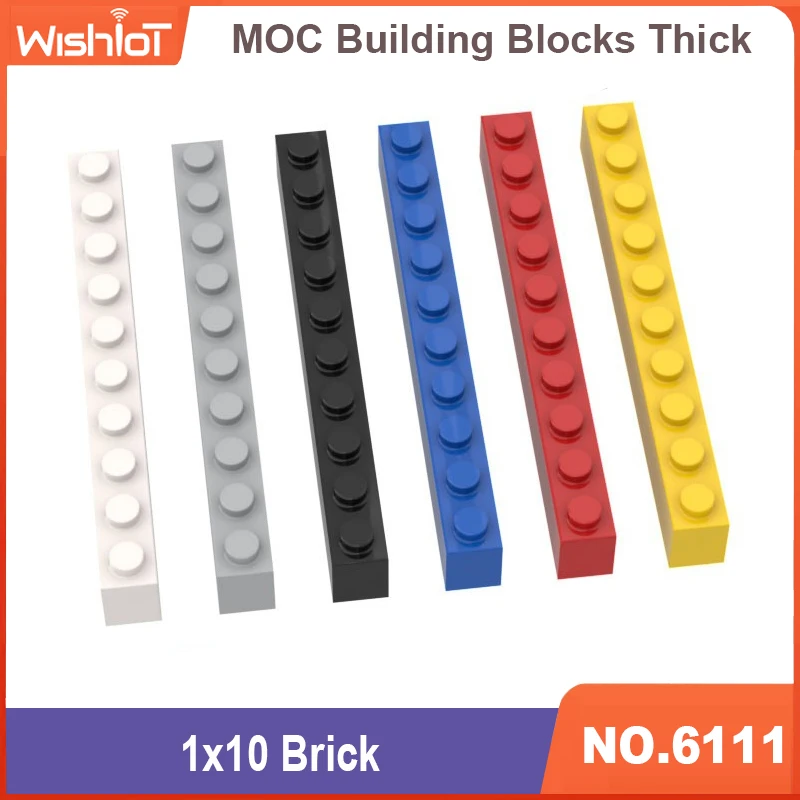 10pcs 1x10 Bricks 6111 MOC Technological Bricks DIY Parts Classic Educational Building Blocks Compatible Assembles Particles
10pcs 1x10 Bricks 6111 MOC Technological Bricks DIY Parts Classic Educational Building Blocks Compatible Assembles Particles