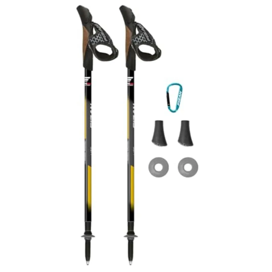 Lite Tech Nordic Trekking Poles Ultralight 6.2 oz, Backpacking, Hiking Poles, Adjustable, Telescoping, Walking Sticks
Lite Tech Nordic Trekking Poles Ultralight 6.2 oz, Backpacking, Hiking Poles, Adjustable, Telescoping, Walking Sticks