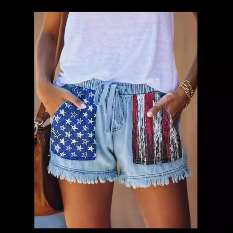 Women Denim Shorts High Waisted Drawstring Fringe Details Stretchy Distressed Casual Summer Outfits Fashionable Sexy Comfortable
Women Denim Shorts High Waisted Drawstring Fringe Details Stretchy Distressed Casual Summer Outfits Fashionable Sexy Comfortable