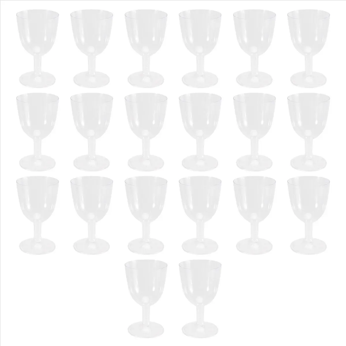 Прозрачные пластиковые бокалы для вина AA83, пригодные для переработки - Небьющиеся фужеры для вина - Одноразовые и многоразовые стаканы для шампанского, десертов, 20 шт.
Прозрачные пластиковые бокалы для вина AA83, пригодные для переработки - Небьющиеся фужеры для вина - Одноразовые и многоразовые стаканы для шампанского, десертов, 20 шт.
