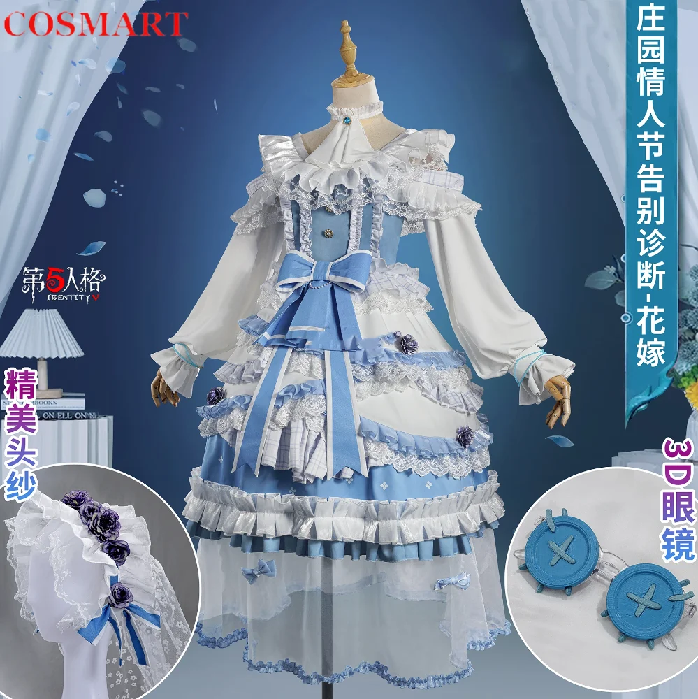 COSMART Identity V Emma Woods Gardener Flower Wedding Valentine's Day Elegant Dress Cosplay Costume Halloween Party Outfit
COSMART Identity V Emma Woods Gardener Flower Wedding Valentine's Day Elegant Dress Cosplay Costume Halloween Party Outfit