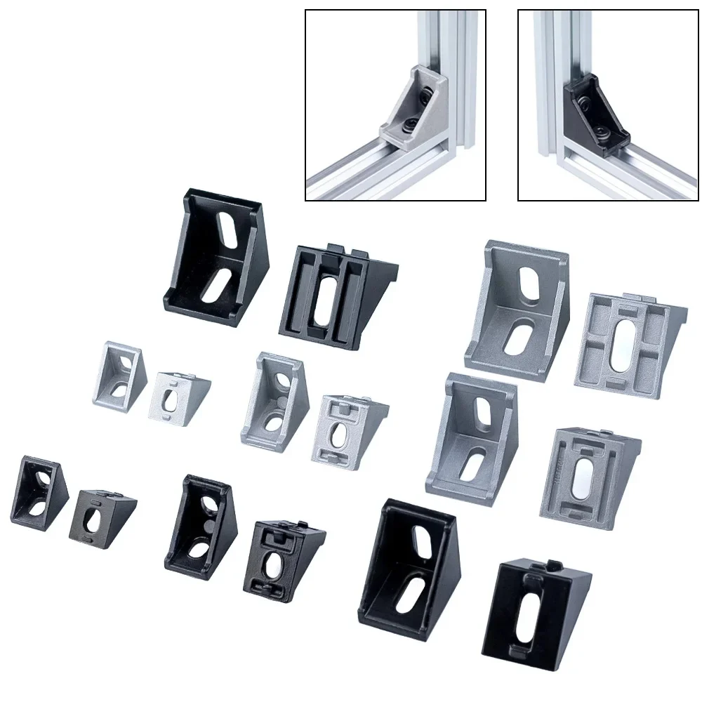 10Pcs Corner Fitting Angle Aluminum Connector Bracket Fastener 2020 3030 4040 4545 for Aluminium Profile
10Pcs Corner Fitting Angle Aluminum Connector Bracket Fastener 2020 3030 4040 4545 for Aluminium Profile