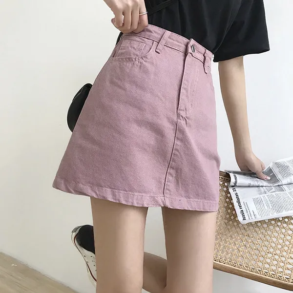 plus Size A-Line Denim Skirt Women Summer New Style Belly Cover Slimming Half-length Skirt High Waist Polyester Fabric
plus Size A-Line Denim Skirt Women Summer New Style Belly Cover Slimming Half-length Skirt High Waist Polyester Fabric