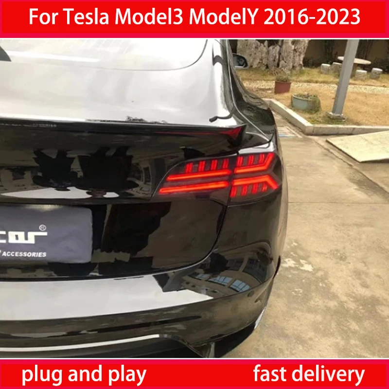 Автомобильный задний фонарь для Tesla Model 3 Model Y 2016-2023 Светодиодные задние фонари в сборе + тормоз + реверс + динамический указатель поворота T Style
Автомобильный задний фонарь для Tesla Model 3 Model Y 2016-2023 Светодиодные задние фонари в сборе + тормоз + реверс + динамический указатель поворота T Style