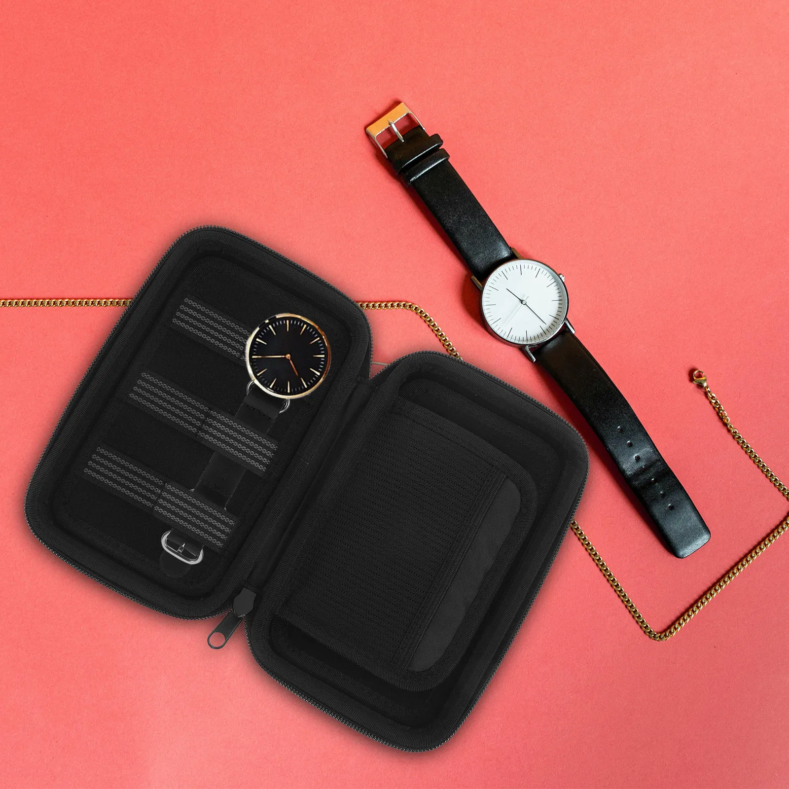 High Quality Watch Strap Storage Pouch Big Capacity Wear Resistant Dirt Proof Simple Elegant Design Home Travel Use Watchband
High Quality Watch Strap Storage Pouch Big Capacity Wear Resistant Dirt Proof Simple Elegant Design Home Travel Use Watchband