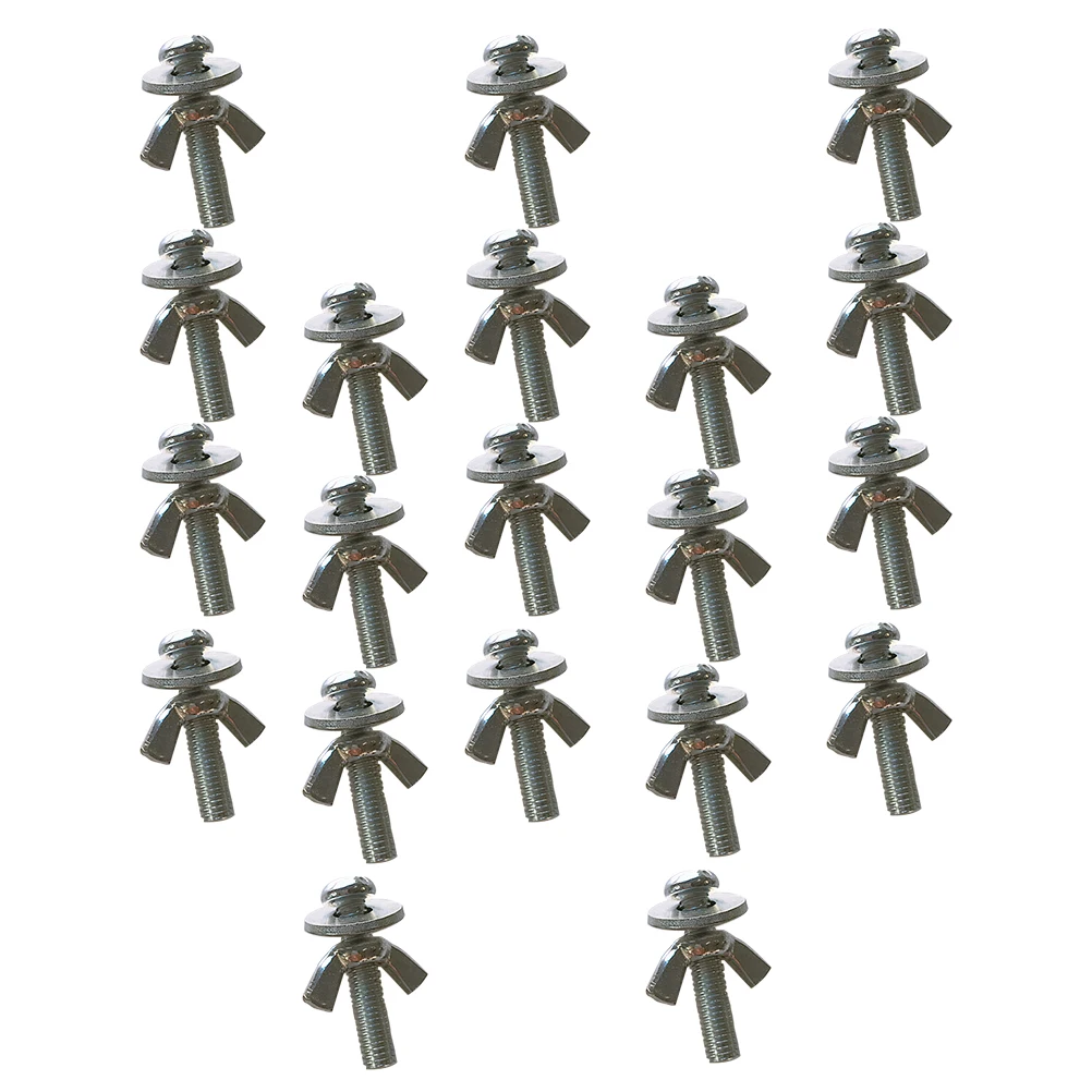 20 Sets Parrot Breeding Box Gaskets for Pet Cage Screws Fixing Small Compressive Resistant Iron Hamster Tools 
20 Sets Parrot Breeding Box Gaskets for Pet Cage Screws Fixing Small Compressive Resistant Iron Hamster Tools