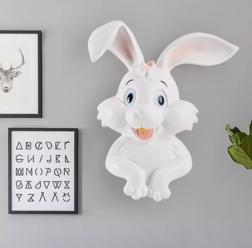 Modern Light Luxury Creative Resin Rabbit Wall Pendant Decoration Home Living Room Background Children's Room Wall Mural Crafts
Modern Light Luxury Creative Resin Rabbit Wall Pendant Decoration Home Living Room Background Children's Room Wall Mural Crafts