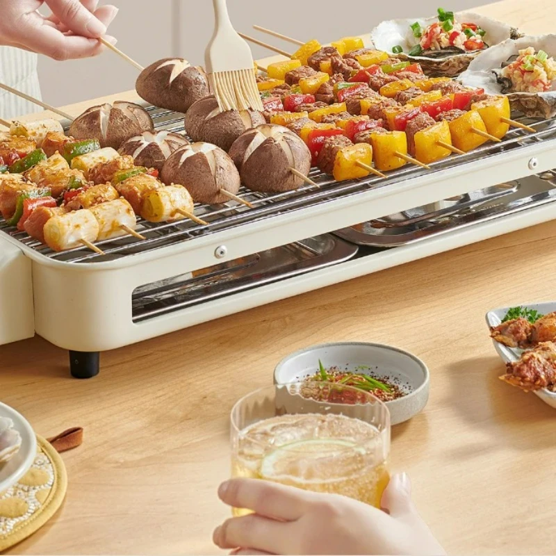 Indoor Electric BBQ Grill, MultiFunction Roaster and Skewer Maker for Home Use, Quick Heat Grill, Compact Roasting Device
Indoor Electric BBQ Grill, MultiFunction Roaster and Skewer Maker for Home Use, Quick Heat Grill, Compact Roasting Device