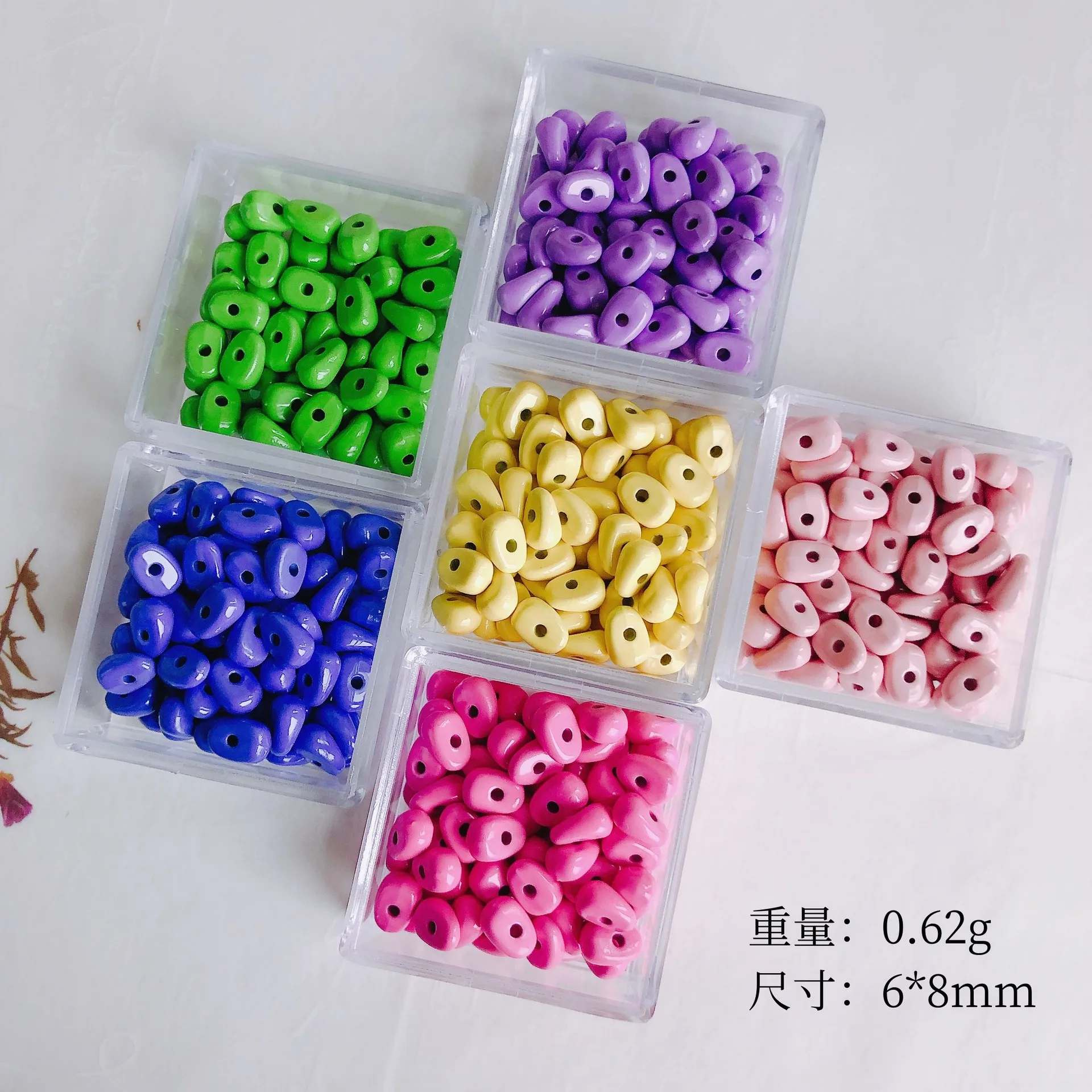 Colorful loose bead spray paint alloy jewelry material DIY handmade beaded necklace bracelet accessories material wholesale
Colorful loose bead spray paint alloy jewelry material DIY handmade beaded necklace bracelet accessories material wholesale
