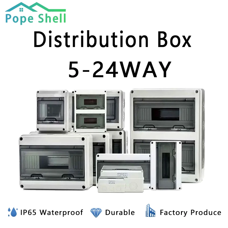 Circuit Breaker Distribution Box Outdoor Electric Junction Box 5/8/12/18/24Ways Power Distribution Protections Box
Circuit Breaker Distribution Box Outdoor Electric Junction Box 5/8/12/18/24Ways Power Distribution Protections Box
