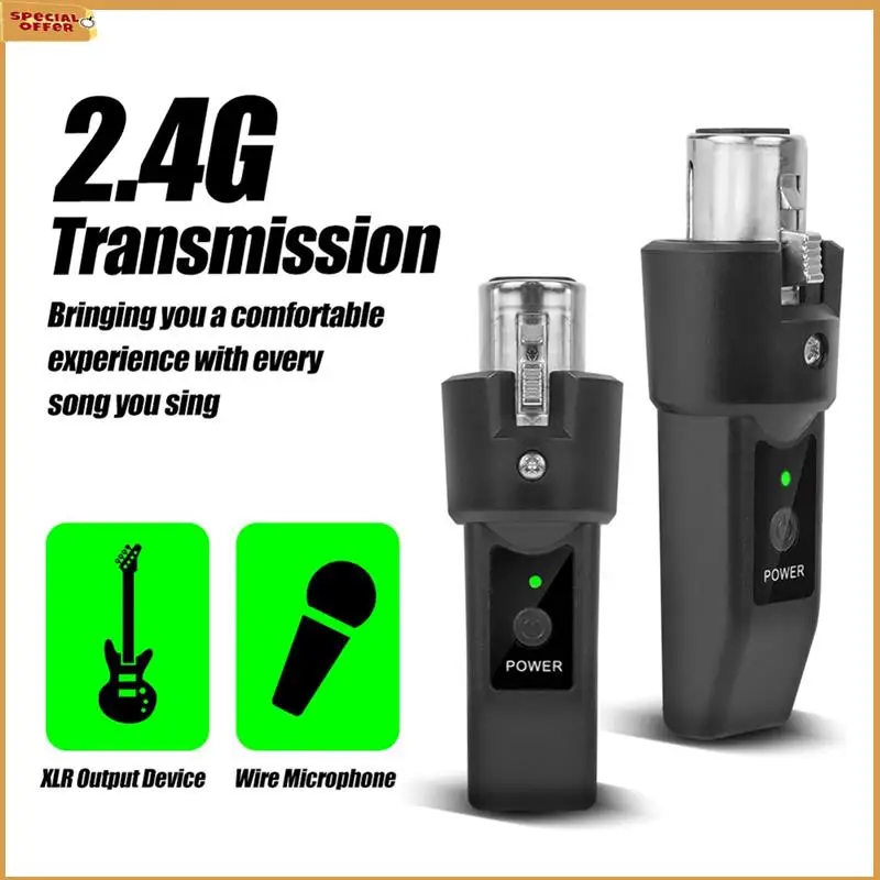 A69Z 6.35Mm UHF XLR Adapter Wireless Microphone Transmitter Receiver For Dynamic Microphone Guitar Audio Mixer PA System New
A69Z 6.35Mm UHF XLR Adapter Wireless Microphone Transmitter Receiver For Dynamic Microphone Guitar Audio Mixer PA System New