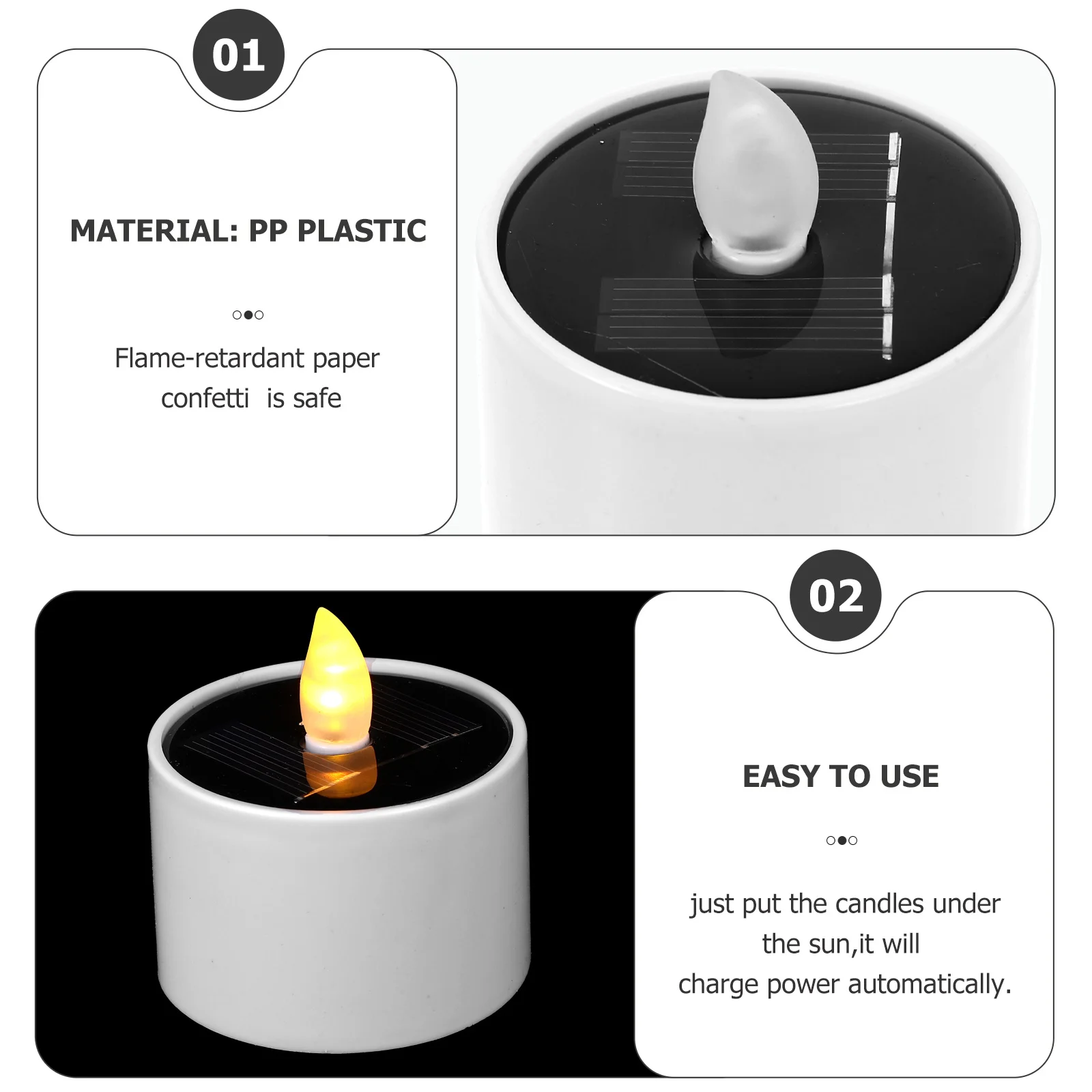 1Pcs LED Solar Light Waterproof Yellow Flicker Flameless Solar Energy for Home Yard Garden Decor
1Pcs LED Solar Light Waterproof Yellow Flicker Flameless Solar Energy for Home Yard Garden Decor