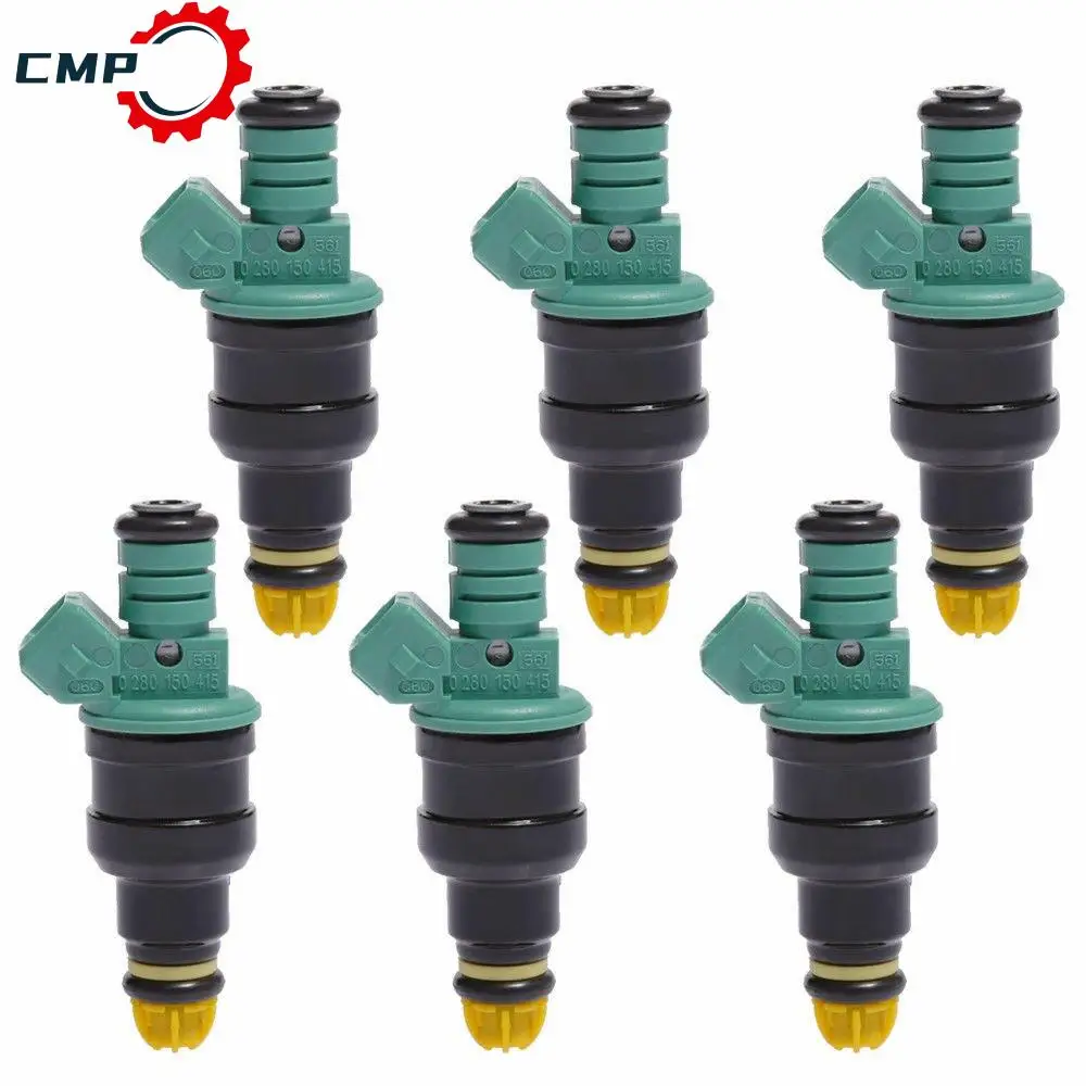 6PCS Fuel Injectors 0280150415 For BMW 323i 325i 525i M3 Flow Matched Part Number 0280150415 FJ292 Fuel Injector Nozzle
6PCS Fuel Injectors 0280150415 For BMW 323i 325i 525i M3 Flow Matched Part Number 0280150415 FJ292 Fuel Injector Nozzle