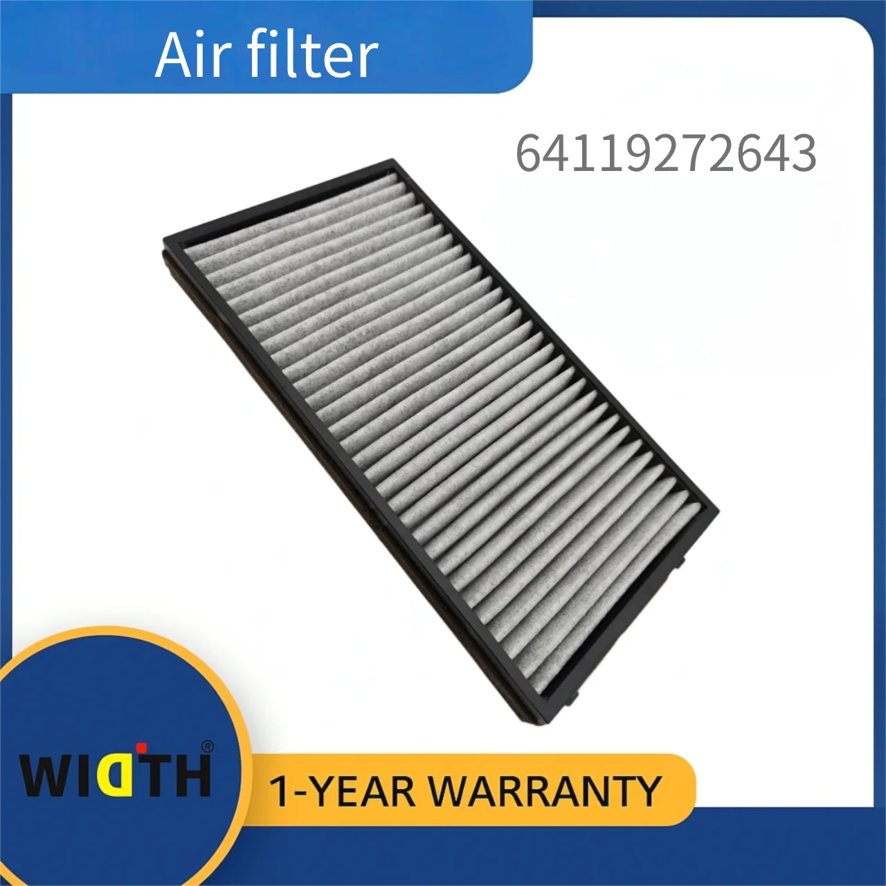 64119272643 64116921018 64116921019 Air Conditioning Filter for BMW 730Li 735Li 740d 745Li 760Li 2000-2010 | OE Replacement
64119272643 64116921018 64116921019 Air Conditioning Filter for BMW 730Li 735Li 740d 745Li 760Li 2000-2010 | OE Replacement