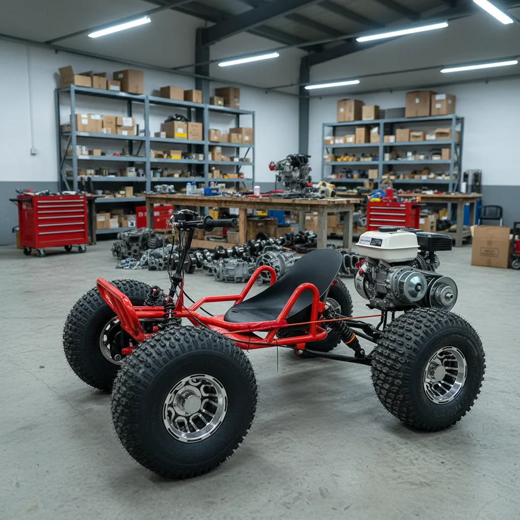 New 212CC 4 Stroke Pedal Go Kart All-Terrain Off-Road Fuel-Powered Outdoor Drifting Vehicle 7.5HP Engine 60km/h Max Speed Adults
New 212CC 4 Stroke Pedal Go Kart All-Terrain Off-Road Fuel-Powered Outdoor Drifting Vehicle 7.5HP Engine 60km/h Max Speed Adults