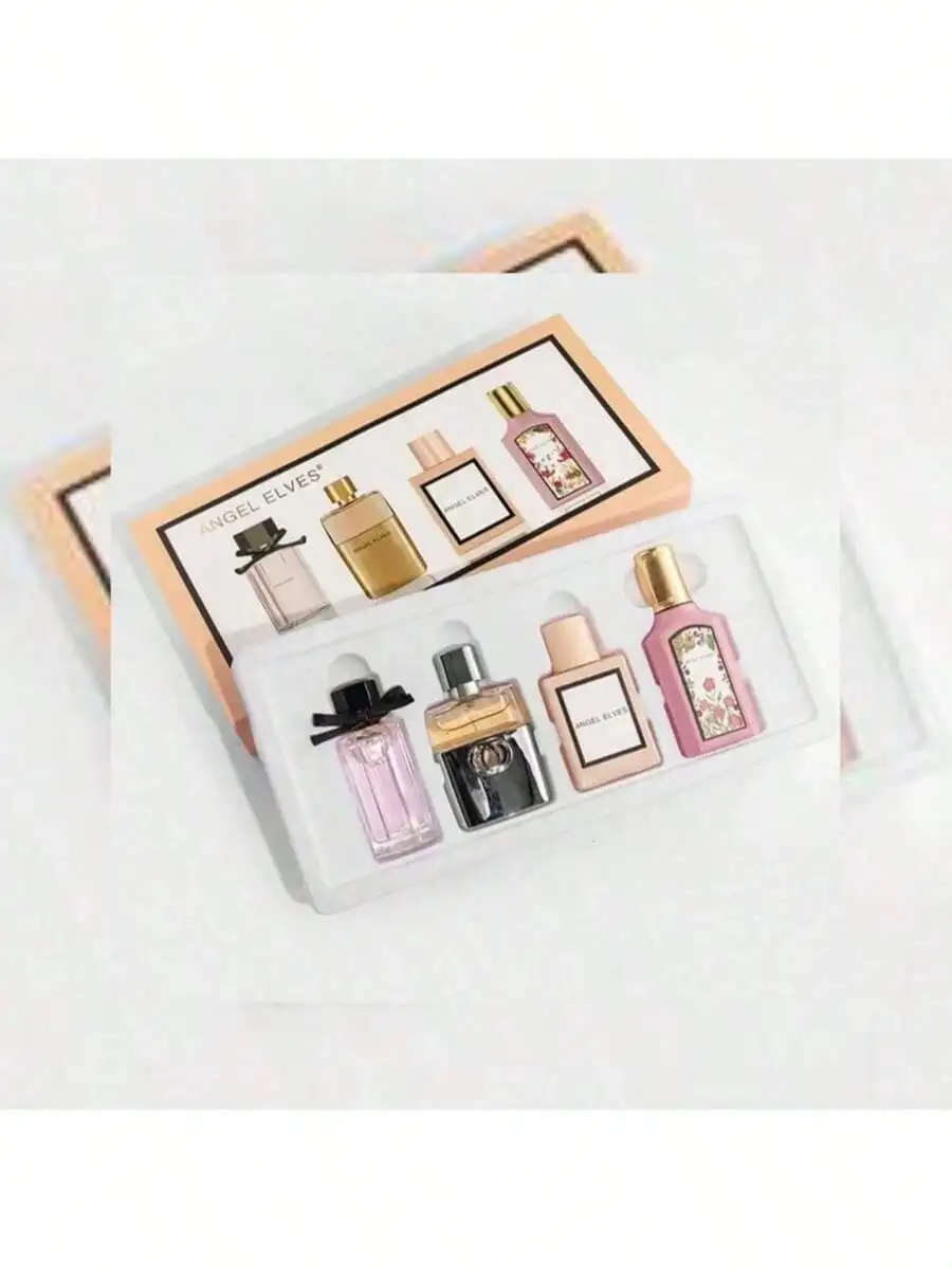 4 Piece Set, Women's Perfume Spray Gift Box, Lasting Fragrance, 4different Flavors, Perfect For Holiday Gifts, Dates, Daily Life, Parties
4 Piece Set, Women's Perfume Spray Gift Box, Lasting Fragrance, 4different Flavors, Perfect For Holiday Gifts, Dates, Daily Life, Parties