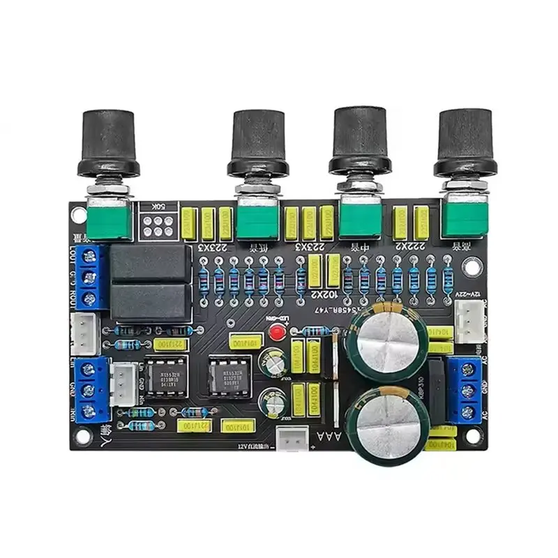 A73E-OPA2604 OP AMP Tone Preamp Предусилитель Аудиоплата DIY Звуковой динамик Мощность Усилитель домашнего кинотеатра, A
A73E-OPA2604 OP AMP Tone Preamp Предусилитель Аудиоплата DIY Звуковой динамик Мощность Усилитель домашнего кинотеатра, A